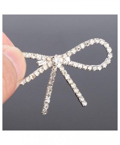 10PCS Women Brooches Pins, Bowknot Brooch Pin for Shawl Dress Scarf Hats, Rhinestone Bow Brooches Fashion Jewelry Accessories...