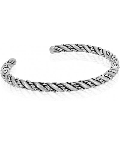 VIKING BRACELETS – Solid 925 Sterling Silver Cuffs for Men and Women in Different Designs - Sizes M, L, XL Spirit - M (6" to ...