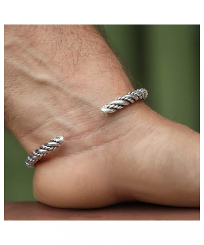 VIKING BRACELETS – Solid 925 Sterling Silver Cuffs for Men and Women in Different Designs - Sizes M, L, XL Spirit - M (6" to ...