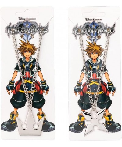 Sora's Crown & Roxas's Cross Necklaces $11.21 Necklaces