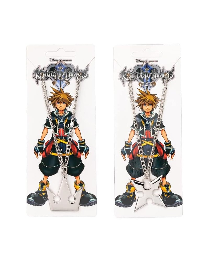 Sora's Crown & Roxas's Cross Necklaces $11.21 Necklaces