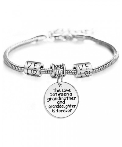 Love between a Grandmother and Granddaughter is Forever Bracelet Family Jewelry Christmas Gift $7.00 Bracelets