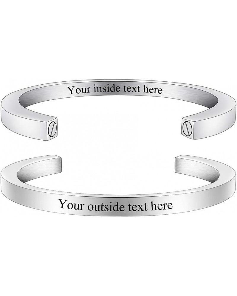 Urn Bracelet Cremation Bracelet for Ashes Memorial Ashes Bracelet Openable Cuff Bangle Bracelet Customize $10.79 Bracelets