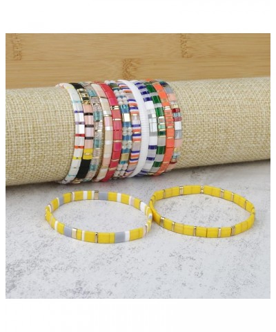 Stretch Bracelets Miyuki Tila Beads Bracelets Colorful Friendship Bracelets for Women 12J $8.75 Bracelets