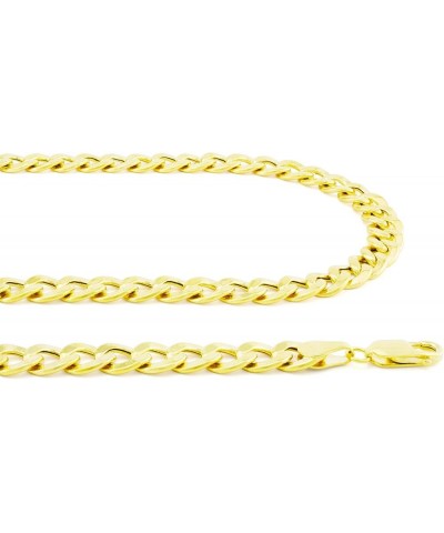 10k Yellow Gold 6mm Cuban Curb Link Chain Pendant Necklace, Mens Womens Jewelry 16" 18" 20" 22" 24" 26" 28" 30 30 $271.21 Nec...