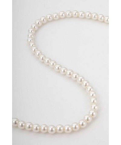 Round Imitation Pearl Necklace Wedding Pearl Necklace for Brides Set-8mm-2 $7.27 Necklaces