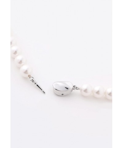 Round Imitation Pearl Necklace Wedding Pearl Necklace for Brides Set-8mm-2 $7.27 Necklaces