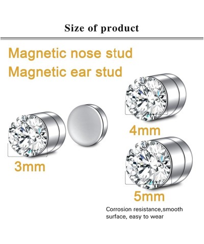 Fake Nose Stud Fake Noes Ring Stud Magnetic Nose Ring Magnet Nose Stud Fake Nose Piercing Small Tiny Fake Stud Nose Ring Magn...