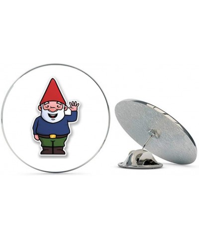 Jolly Gnome Round Metal 0.75" Lapel Pin Hat Shirt Pin Tie Tack Pinback $8.37 Brooches & Pins