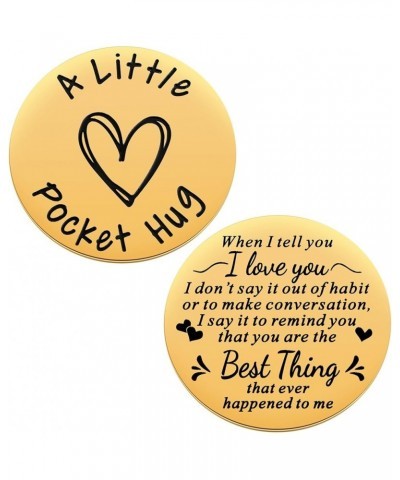 Little Pocket Hug Token Inspirational Gifts for Boys Girls, Cheer Up Long Distance Relationship Keepsake Gifts for Friends Fa...