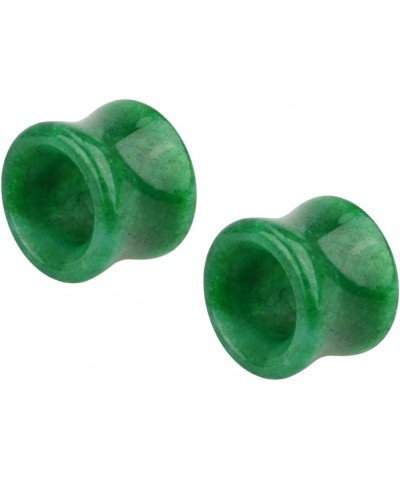 Natural Green Jade Stone Double Flared Tunnel Plugs, Sold as a Pair 16mm (5/8") $9.03 Body Jewelry