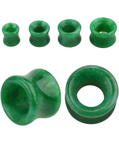 Natural Green Jade Stone Double Flared Tunnel Plugs, Sold as a Pair 16mm (5/8") $9.03 Body Jewelry