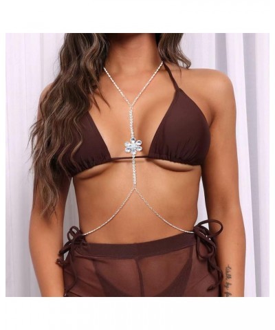 Rhinestone Silver Gold Butterfly Crystal Bracket Bra Chain Chest Chain Underwear Chain Waist Chain Body Chain Sexy Bkini Body...