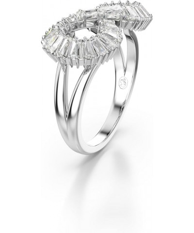 Hyperbola Cocktail Ring, Infinity Motif, Clear Crystals, Rhodium Finished Metal US 6/EU 52 $50.85 Rings