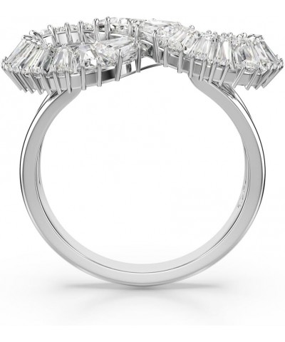 Hyperbola Cocktail Ring, Infinity Motif, Clear Crystals, Rhodium Finished Metal US 6/EU 52 $50.85 Rings