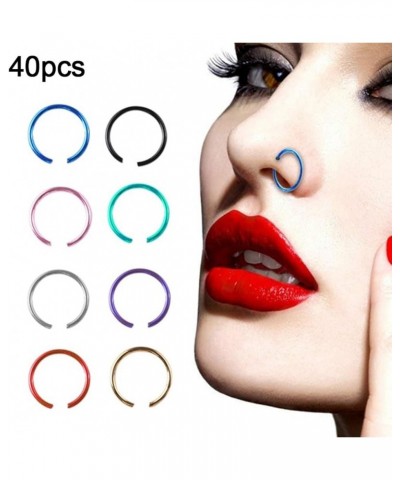 Fashion Women Men Body Piercing Jewelry for Valentine's Day Daily with Premium Alloy Stainless Steel40Pcs/Box Punk Men Women ...