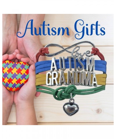 Autism Grandma Bracelet, Autism Awareness Jewelry, Autism Puzzle Piece Bracelet, Grandma Jewelry, Gift for Grandma, Proud Gra...