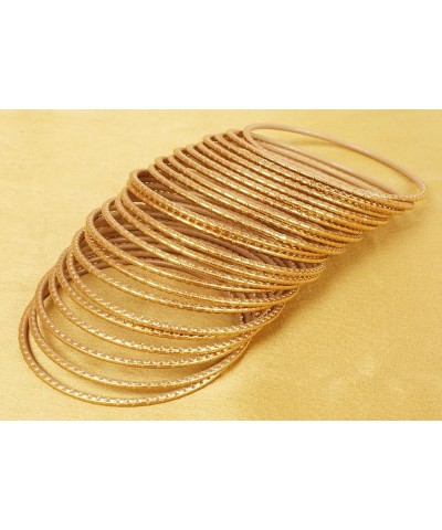 Indian Bollywood Trending Fashion Handcrafted Beautifully Trimmed Edges Textured Golden Dots Designer Jewelry Bangle Bracelet...