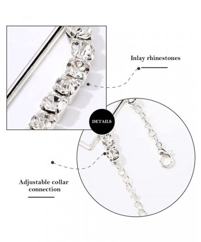 Rhinestone Ankle Bracelet Sparkle Crystal Ankle Adjustable Beach Foot Accessories Jewelry for Women and Girls $6.11 Anklets