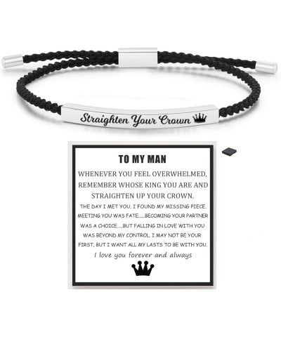 Remember Who The F You Are Motivational Tube Bracelet For Women, Adjustable Hand Bradied Wrap Stainless Steel To My Daughter/...