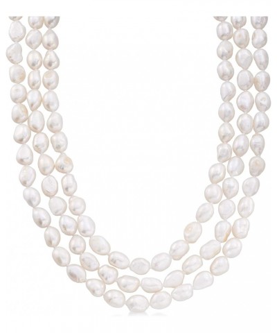 10-11mm Cultured Baroque Pearl Long Endless Necklace. 64 inches $77.52 Necklaces