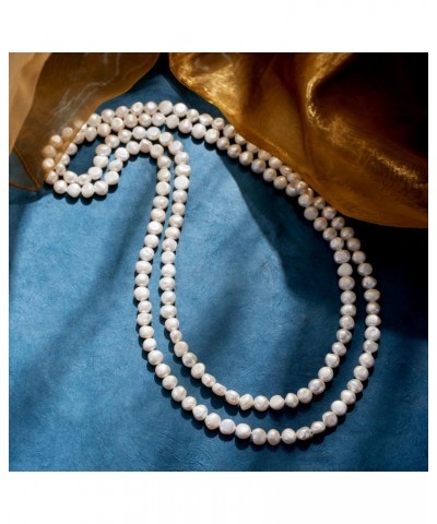 10-11mm Cultured Baroque Pearl Long Endless Necklace. 64 inches $77.52 Necklaces