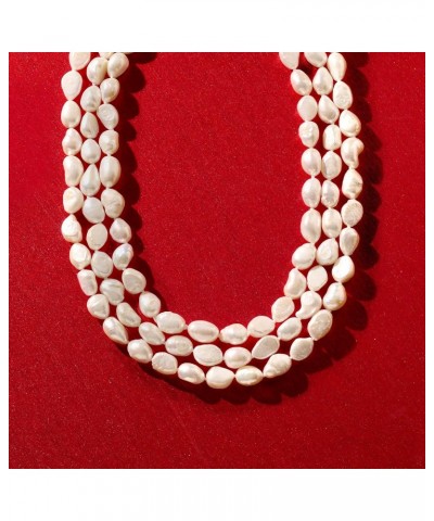 10-11mm Cultured Baroque Pearl Long Endless Necklace. 64 inches $77.52 Necklaces