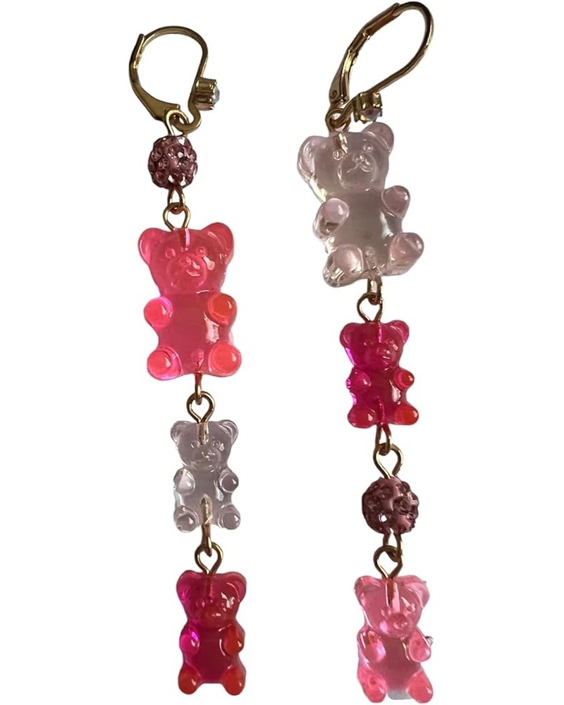 Gummy Bear Earrings One Size Pink Mismatched $20.17 Earrings