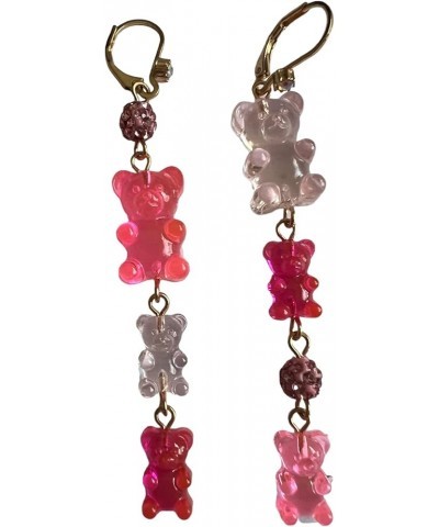 Gummy Bear Earrings One Size Pink Mismatched $20.17 Earrings