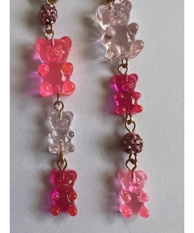 Gummy Bear Earrings One Size Pink Mismatched $20.17 Earrings