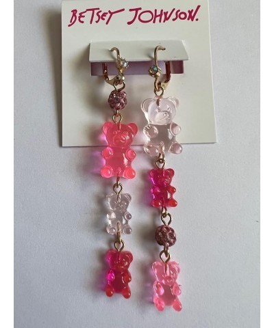 Gummy Bear Earrings One Size Pink Mismatched $20.17 Earrings