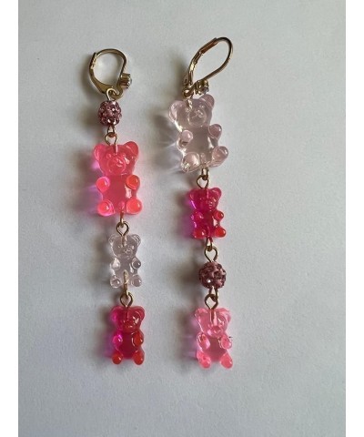 Gummy Bear Earrings One Size Pink Mismatched $20.17 Earrings