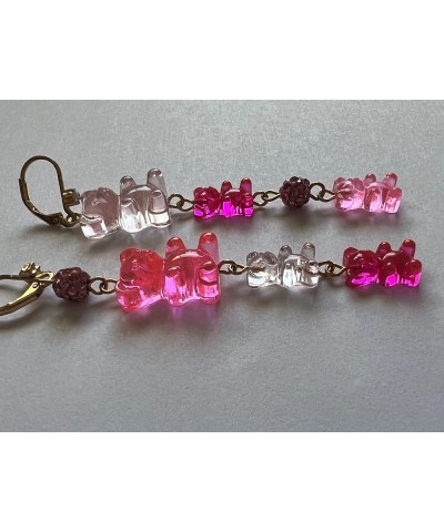 Gummy Bear Earrings One Size Pink Mismatched $20.17 Earrings