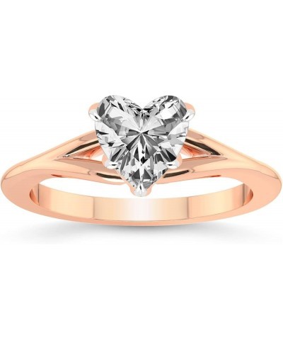 1 Carat -5 Carat | IGI Certified Lab Grown Diamond Engagement Ring | 14K Or 18K in White, Yellow Or Rose Gold | Cynthia Split...