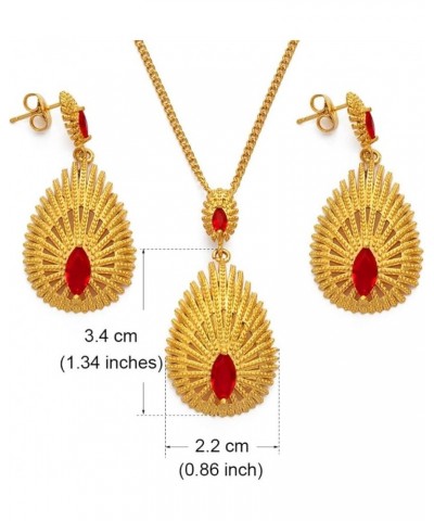 Ethiopian Jewelry for Women Set - Ethiopian Traditional Jewelry - Eritrea Gold Jewelry - African Necklace Earrings Jewelry Se...