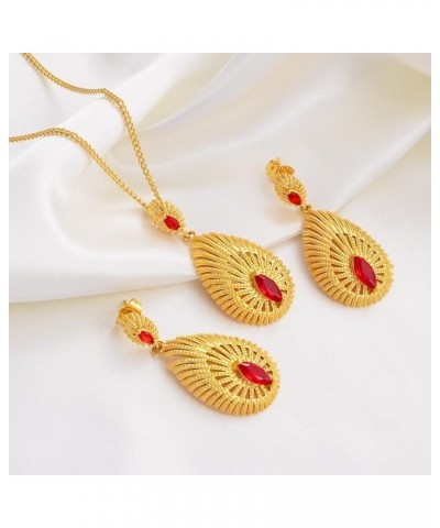 Ethiopian Jewelry for Women Set - Ethiopian Traditional Jewelry - Eritrea Gold Jewelry - African Necklace Earrings Jewelry Se...