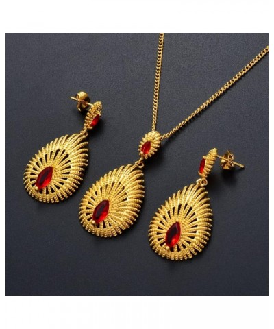 Ethiopian Jewelry for Women Set - Ethiopian Traditional Jewelry - Eritrea Gold Jewelry - African Necklace Earrings Jewelry Se...