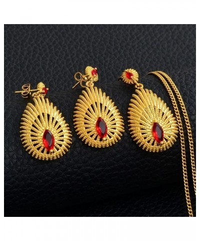 Ethiopian Jewelry for Women Set - Ethiopian Traditional Jewelry - Eritrea Gold Jewelry - African Necklace Earrings Jewelry Se...