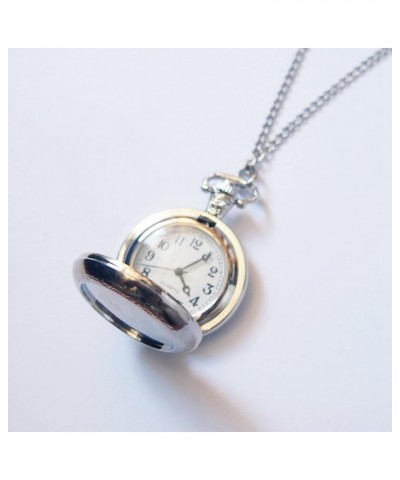 Alice in Wonderland Inspired Pocket Watch Necklace Mr. White Rabbit Mysterious Garden Dome Necklace Style 1 $11.49 Necklaces