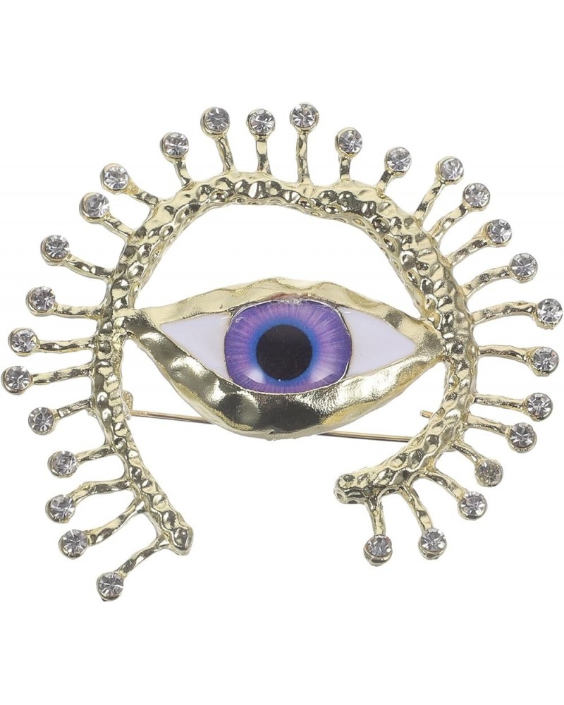 Lucky Charm Evil Eye Brooch Pin, Blue Lucky Eyeball Brooch Pins Good Luck Devil Eye Lapel Pins Big Eyes Corsage As Shown 2 $7...