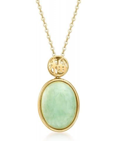 Jade Good Fortune Pendant Necklace $48.88 Necklaces