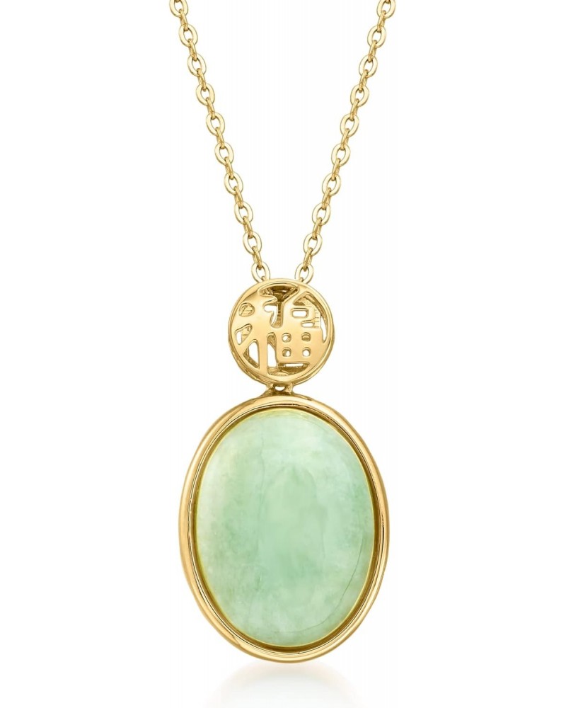 Jade Good Fortune Pendant Necklace $48.88 Necklaces