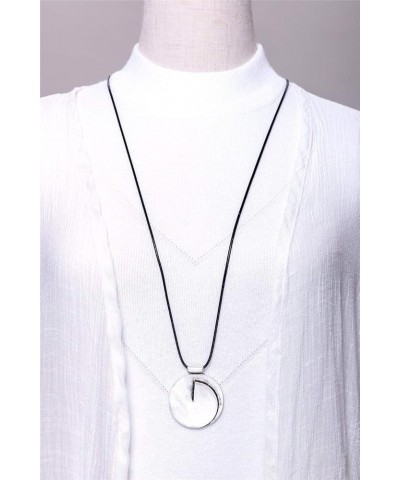 Womens Multilayer Pendant Necklaces Vintage Jewelry Fashion Long Sweater Necklace for Woman 0L-6FWA-D5H8 $9.24 Necklaces