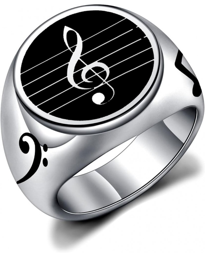 Music Ring Music Inspired Wedding Band Anniversary Ring for Men and Women Music Lover Rings Musician Jewelry Music Rings 7 $1...