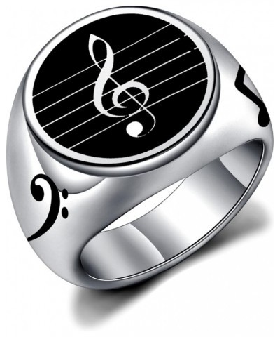 Music Ring Music Inspired Wedding Band Anniversary Ring for Men and Women Music Lover Rings Musician Jewelry Music Rings 7 $1...