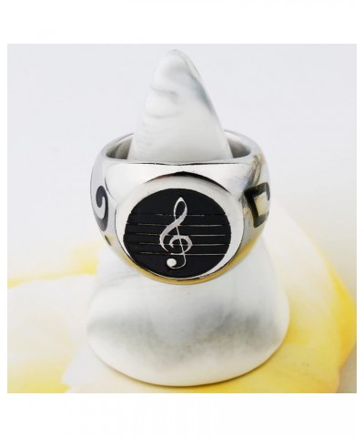 Music Ring Music Inspired Wedding Band Anniversary Ring for Men and Women Music Lover Rings Musician Jewelry Music Rings 7 $1...