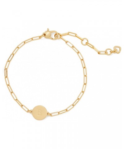 Womens B Chain Bracelet Gold One Size $26.46 Bracelets