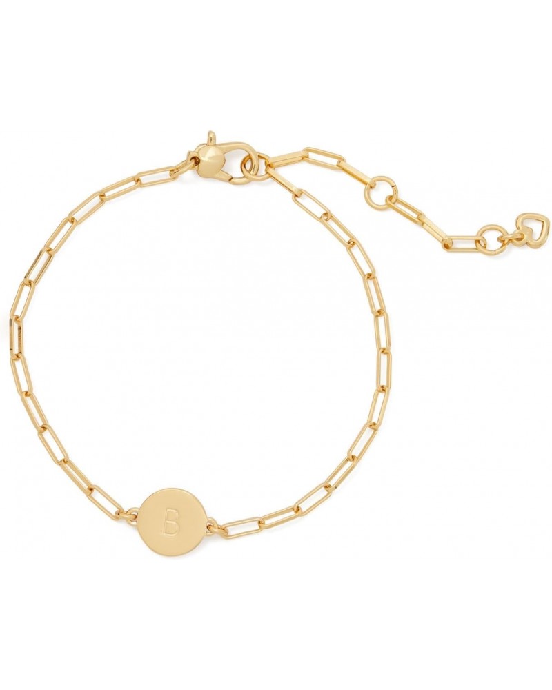 Womens B Chain Bracelet Gold One Size $26.46 Bracelets