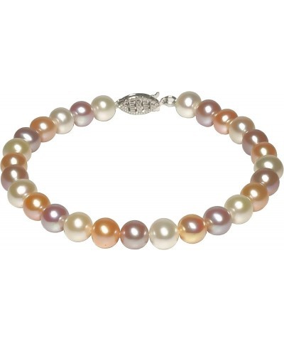 5-8mm Musticolor Freshwater Cultured Pearl Bracelet for Women 6-8 Inch Silver Clasps AA Quality 6.5 Inches 6-7mm $31.63 Brace...