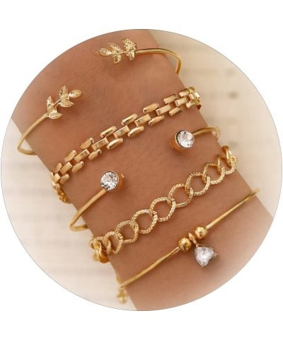 Gold Bracelets for Women Gold Bracelet Stack Pulseras para Mujer Indian Jewelry Sets for Women Gold Bangles for Women Bracele...